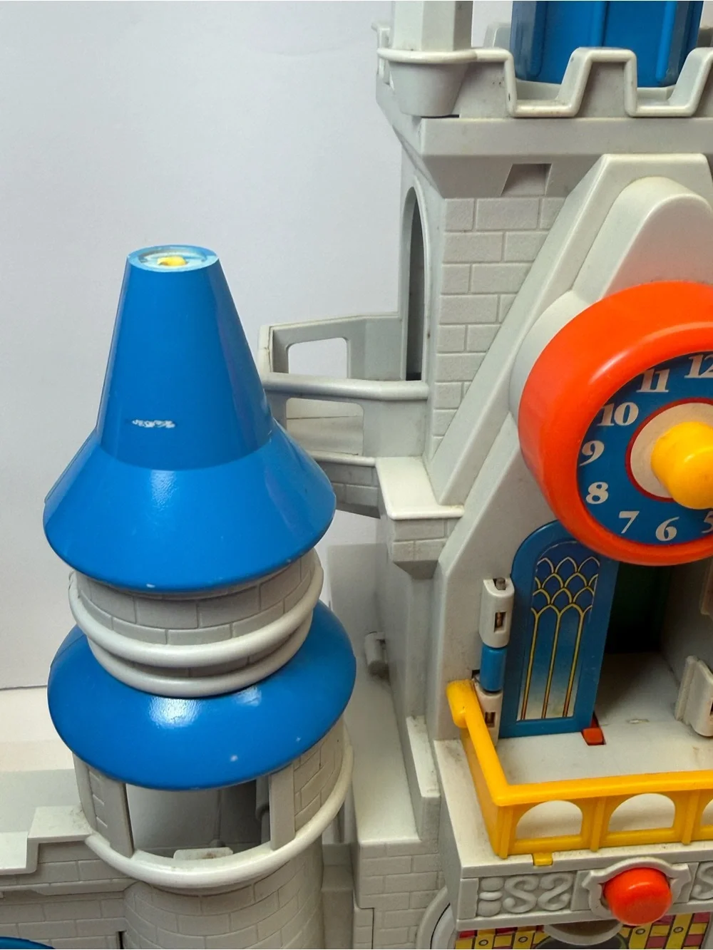 Vintage 1987 Playmates Disney Castle Cinderella Magic Kingdom Playset Tower Toy